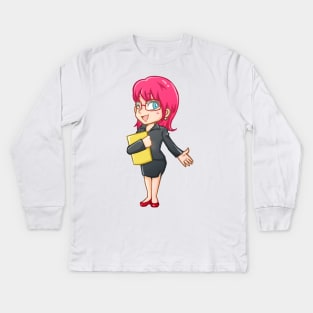 Hr girl Kids Long Sleeve T-Shirt